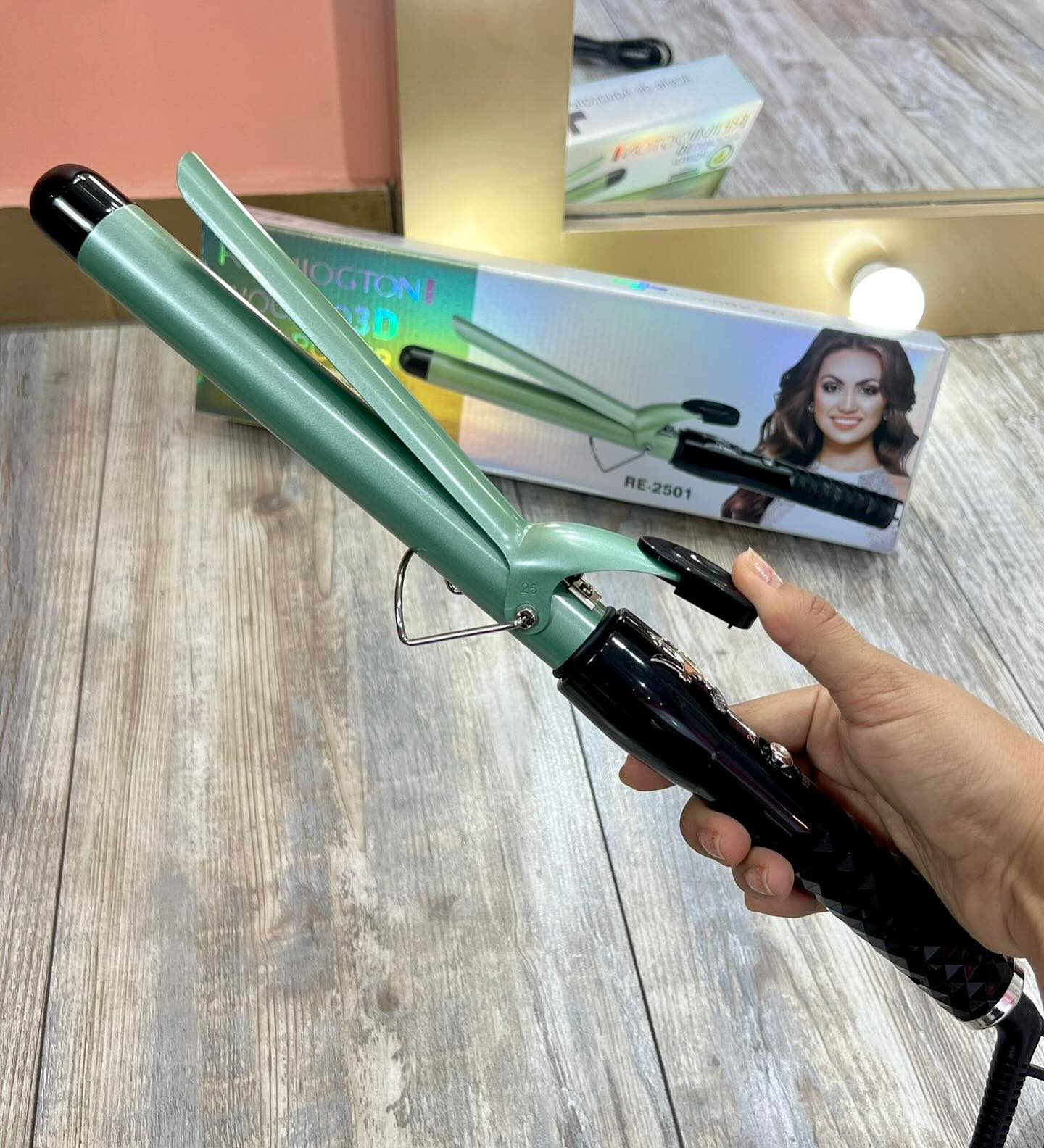 Pinza Rizadora Remington Aguacate