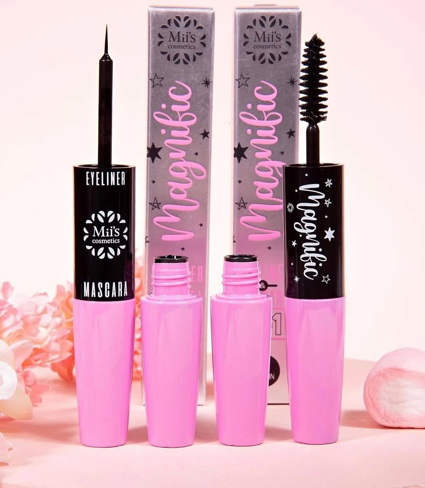 Pestañina y delineador 2 en 1 Miss Cosmetics