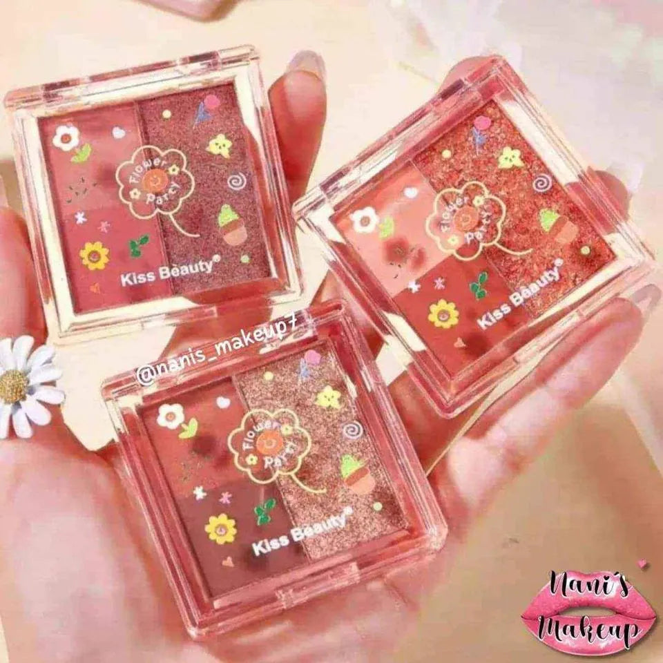 Paleta de sombras de ojos Kiss Beauty