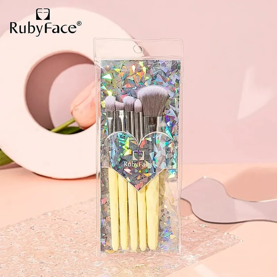 Set de mini-brochas Elegance 5 pienzas Rubyface