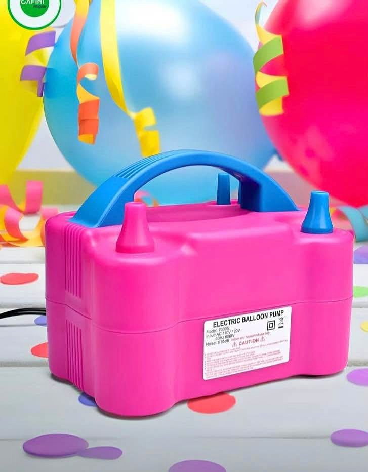 Inflador de globos eléctrico Doble Boquilla