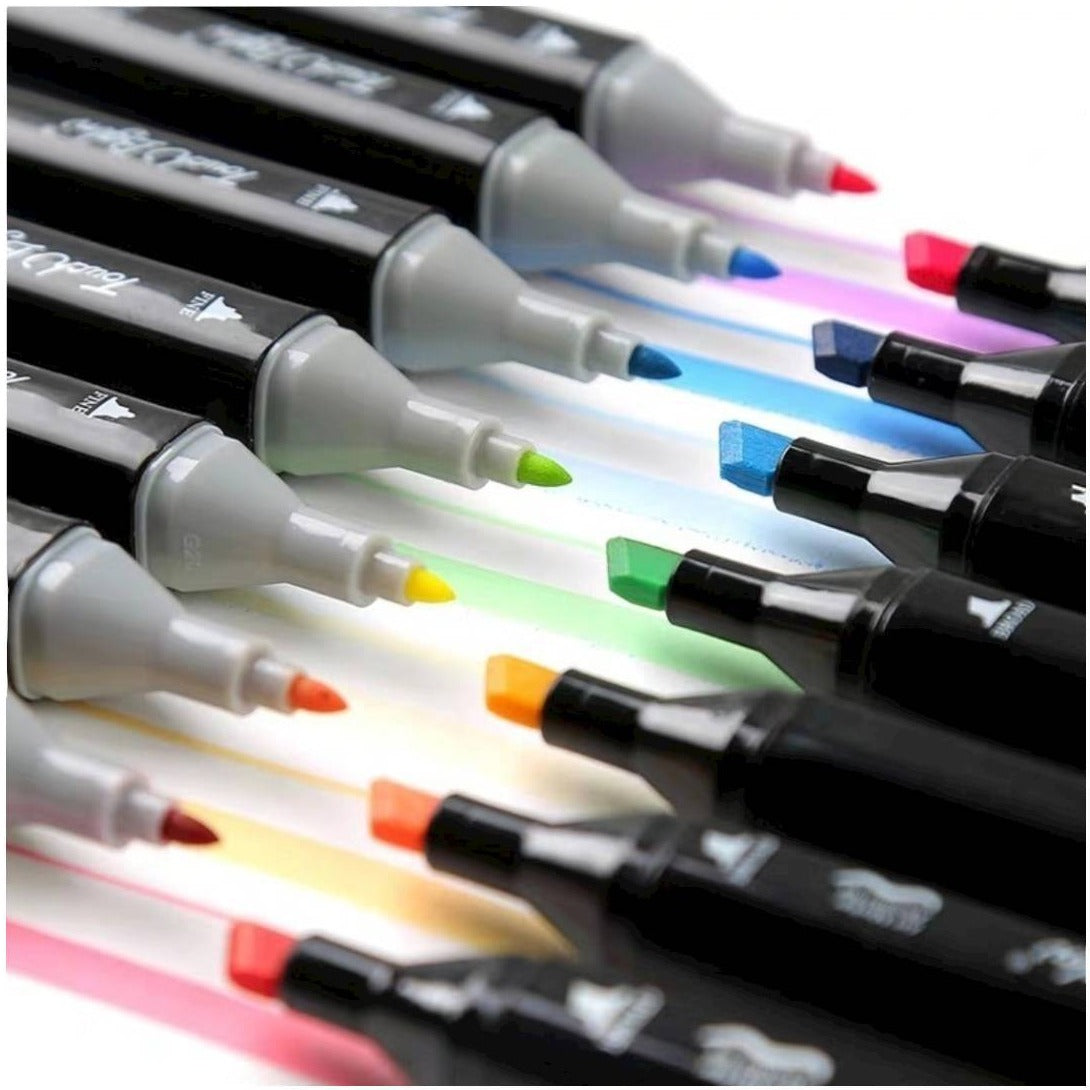 Kit de 168 Marcadores Doble Punta