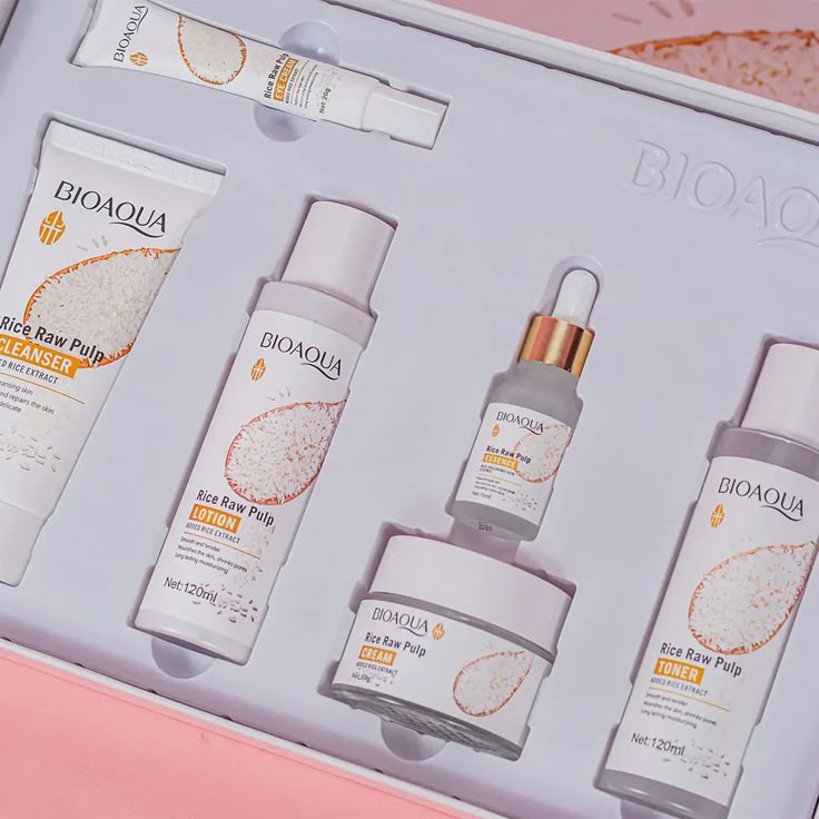 Kit de Skincare de Arroz Bioaqua