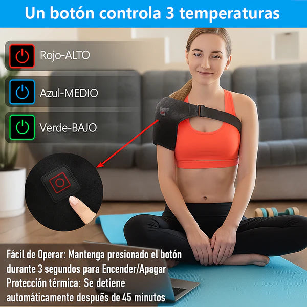 Hombrera Termica Ajustable Para el Dolor de hombro