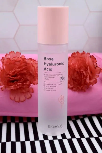 Tonico Hidratante Facial de Rosas y Acido Hialuronico Bioaqua