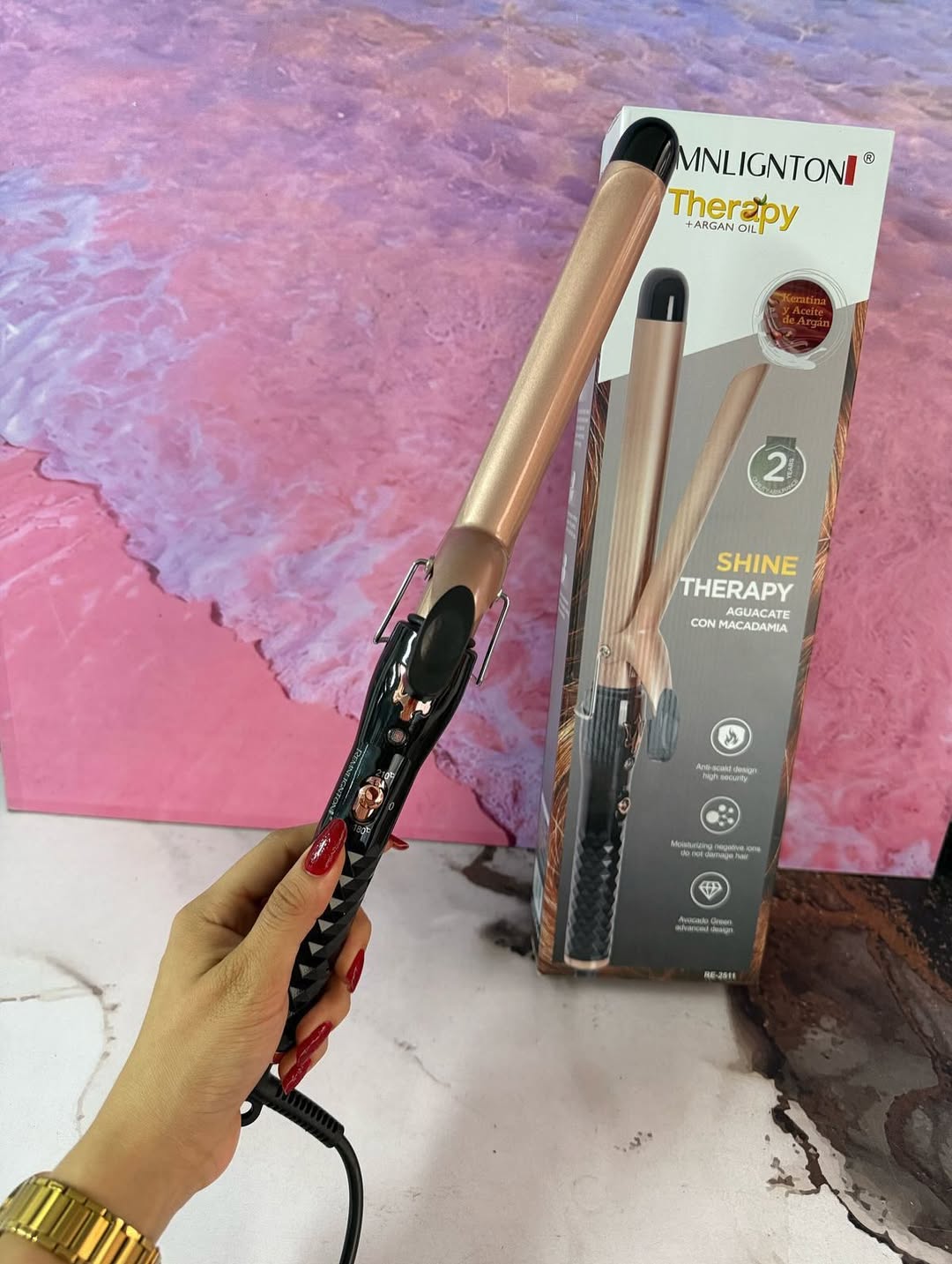Pinza Rizadora Remington Keratina
