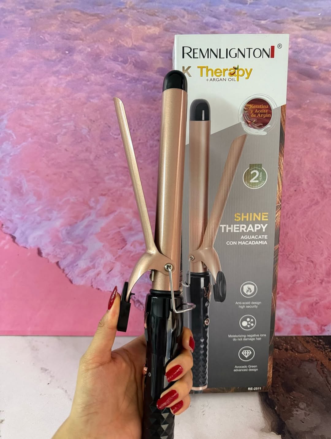 Pinza Rizadora Remington Keratina