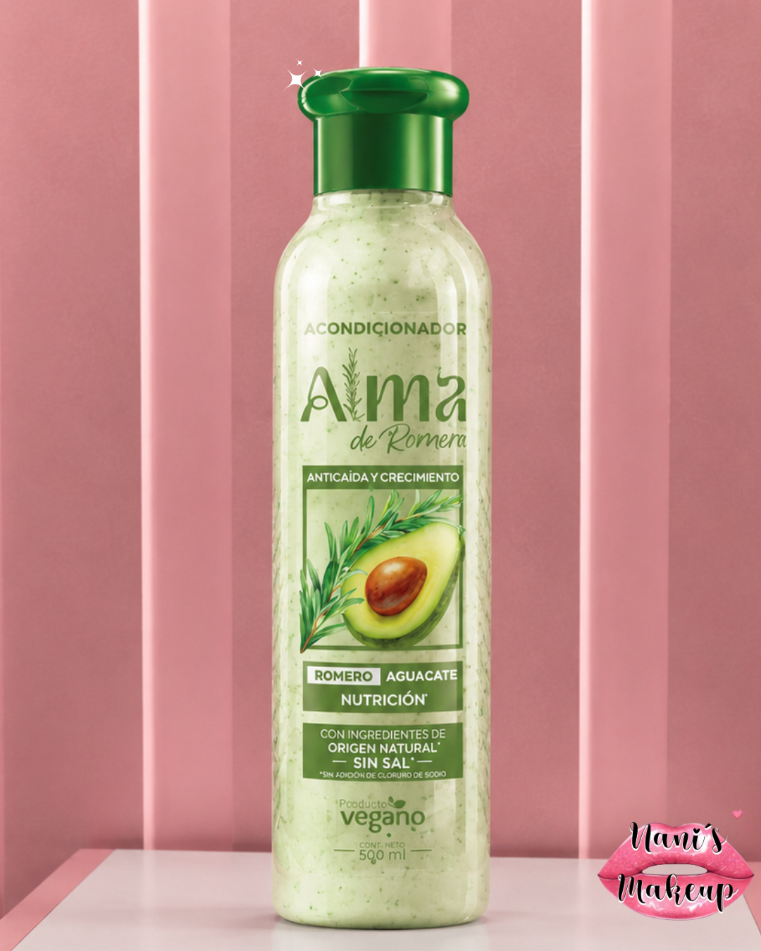 Acondicionador Alma de Romero | Cebolla, Aceite de Argán, Sábila y Aguacate