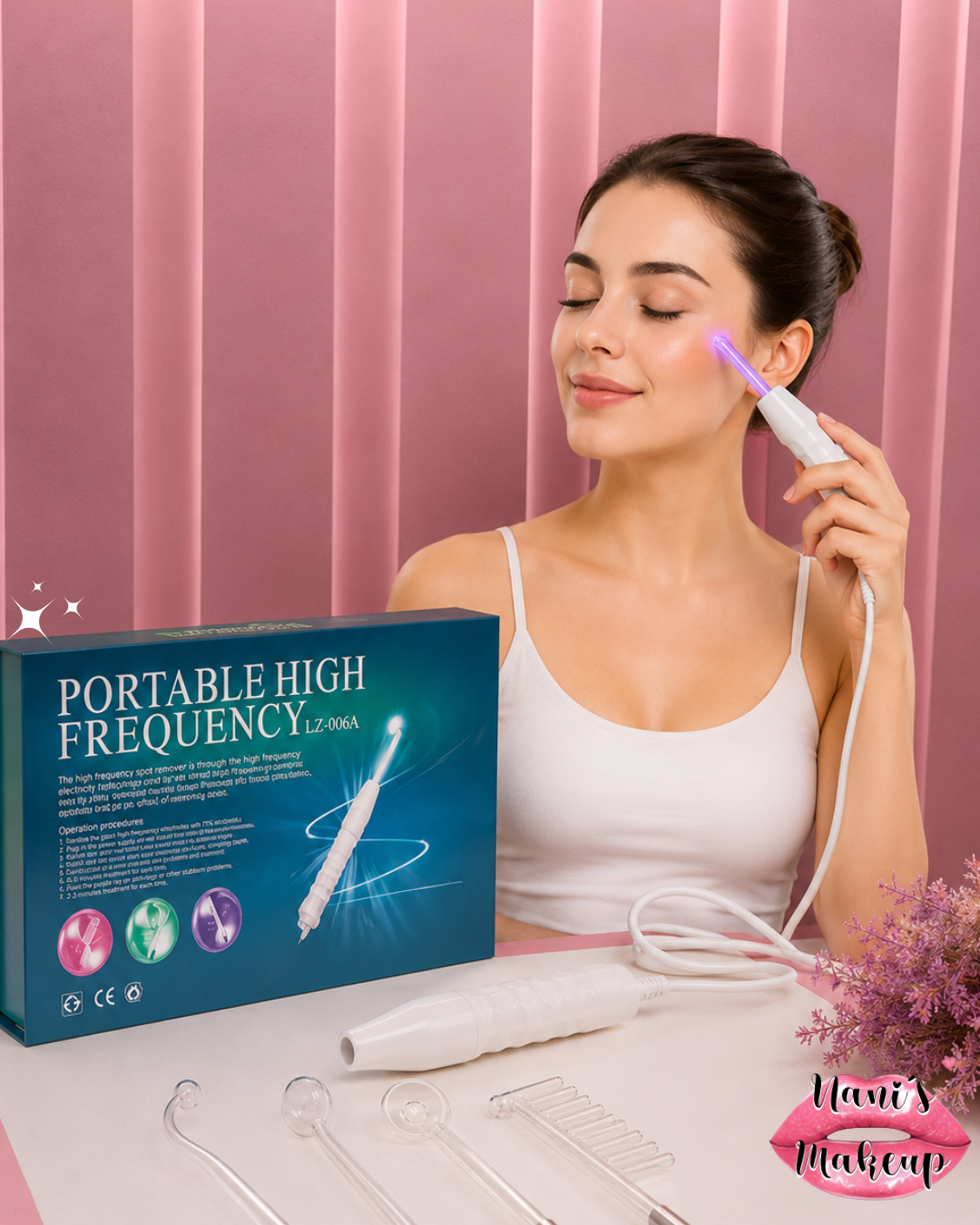 Masajeador Alta Frecuencia Capilar, Facial y Corporal