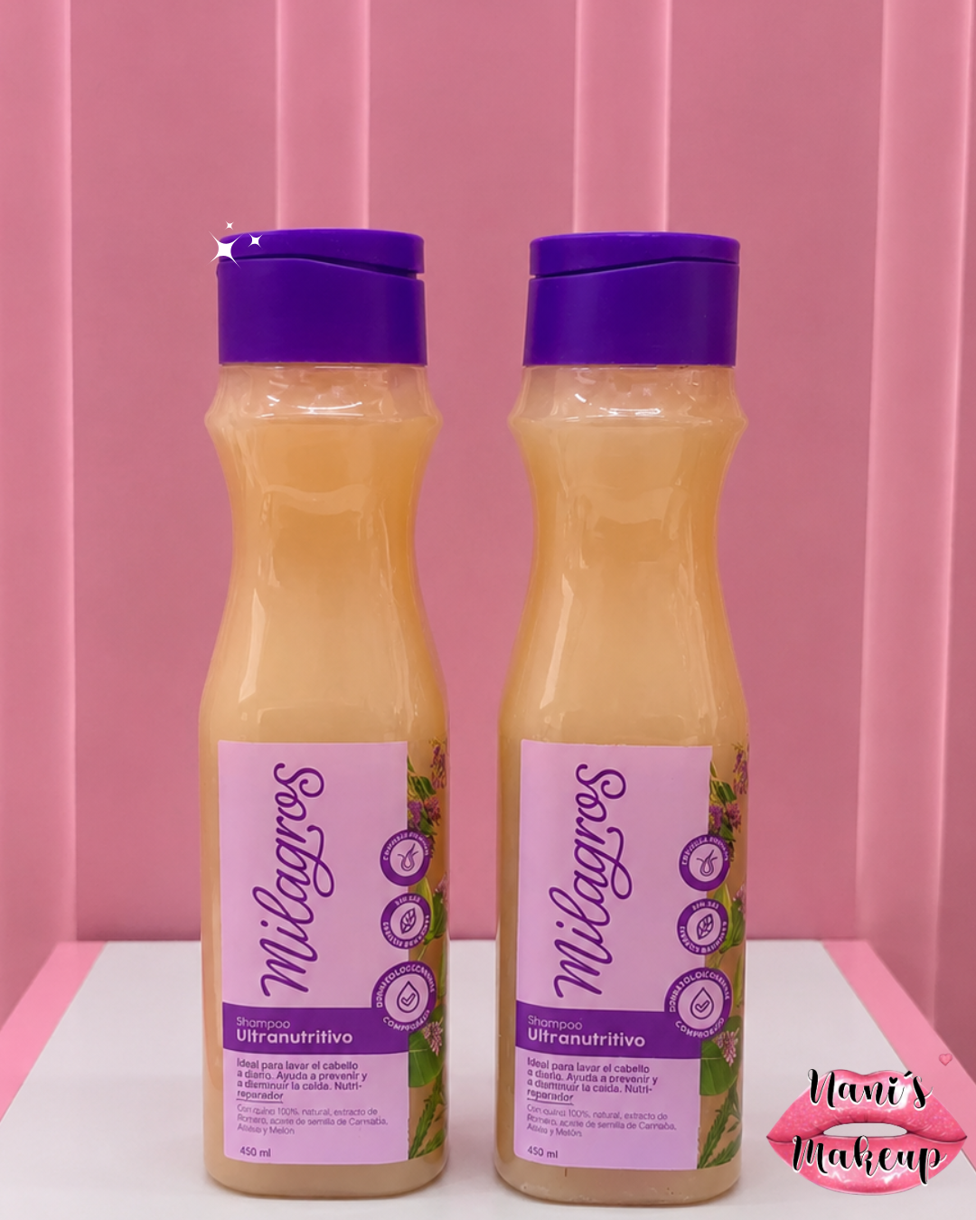 Shampoo Ultranutritivo Premium Milagros 450 ml