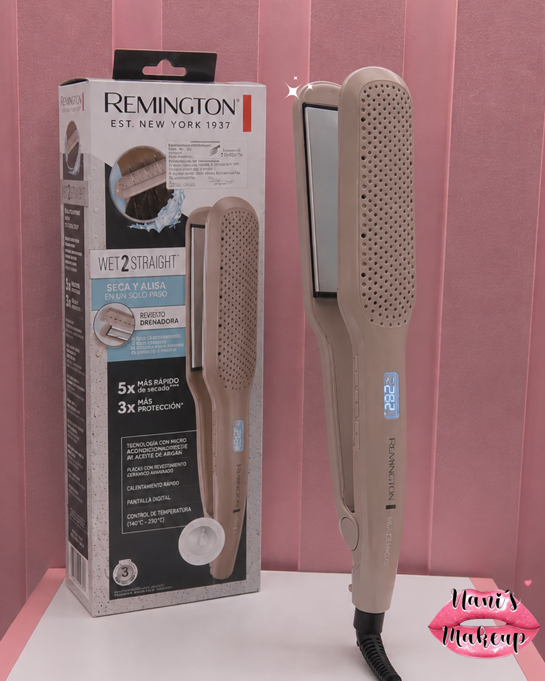 Plancha para Cabello Remington Seca y Alisa Wet2Straight Original