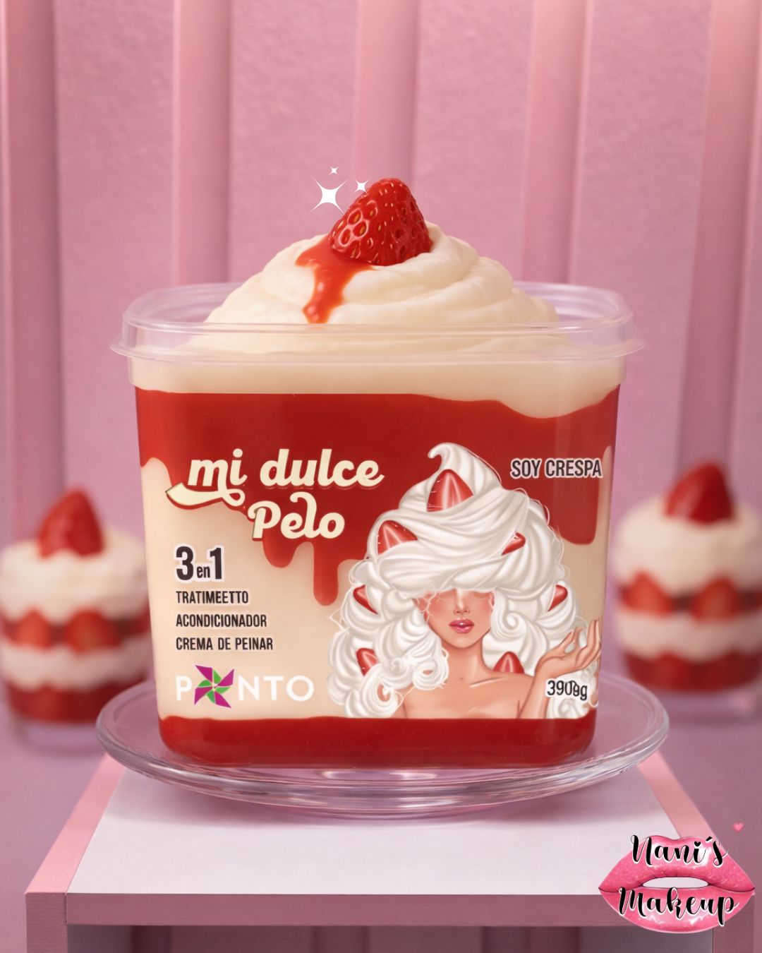 Tratamiento Acondicionador y Crema para Peinar Mi Dulce Pelo “Soy Crespa” Ponto