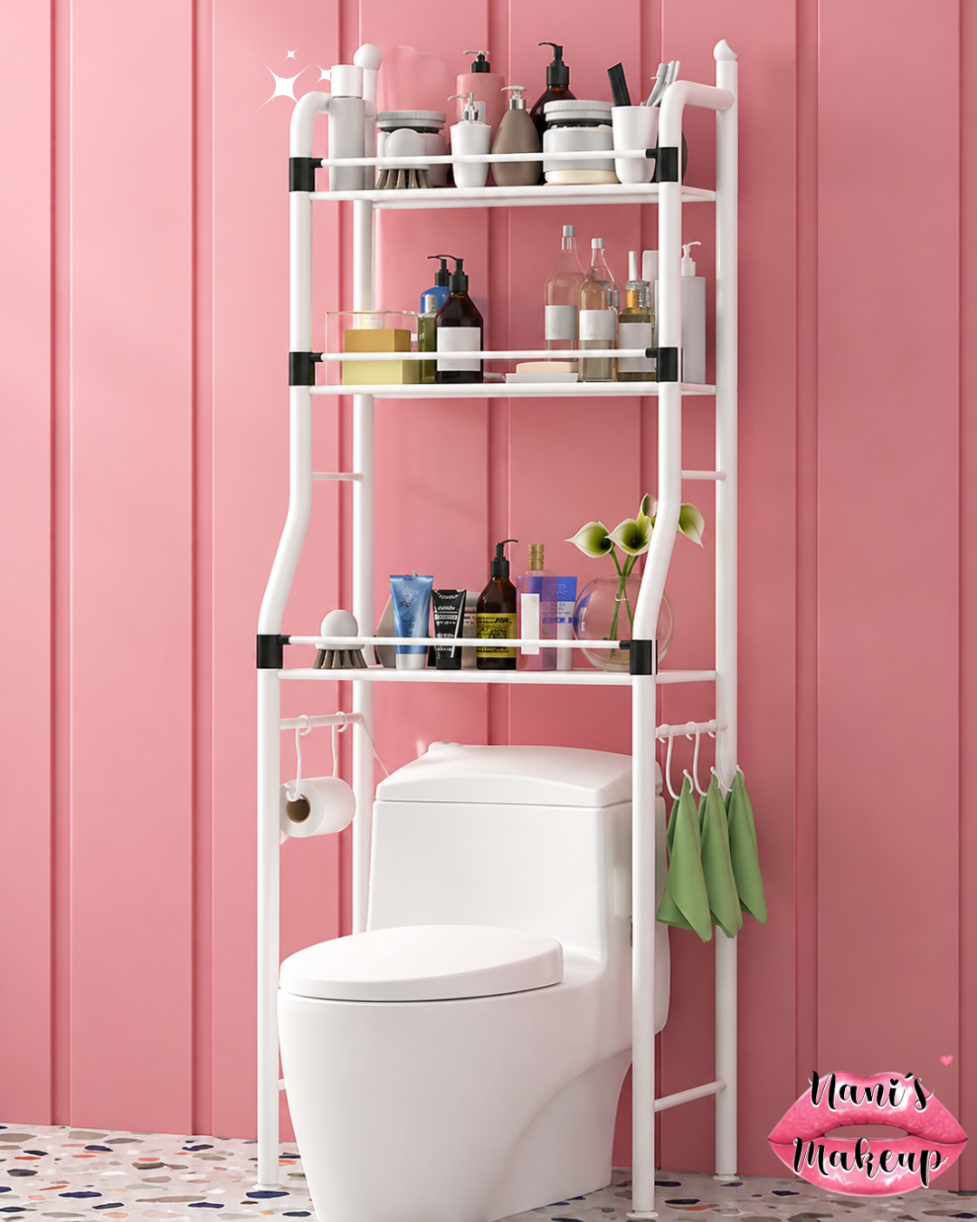 Organizador de Baño Estante Para Inodoro
