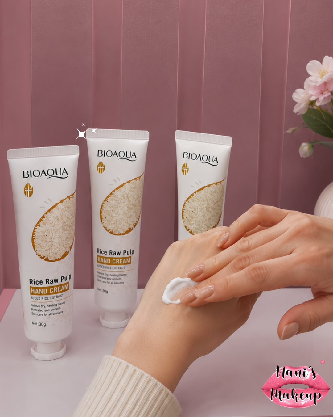 Crema de Manos Arroz Bioaqua
