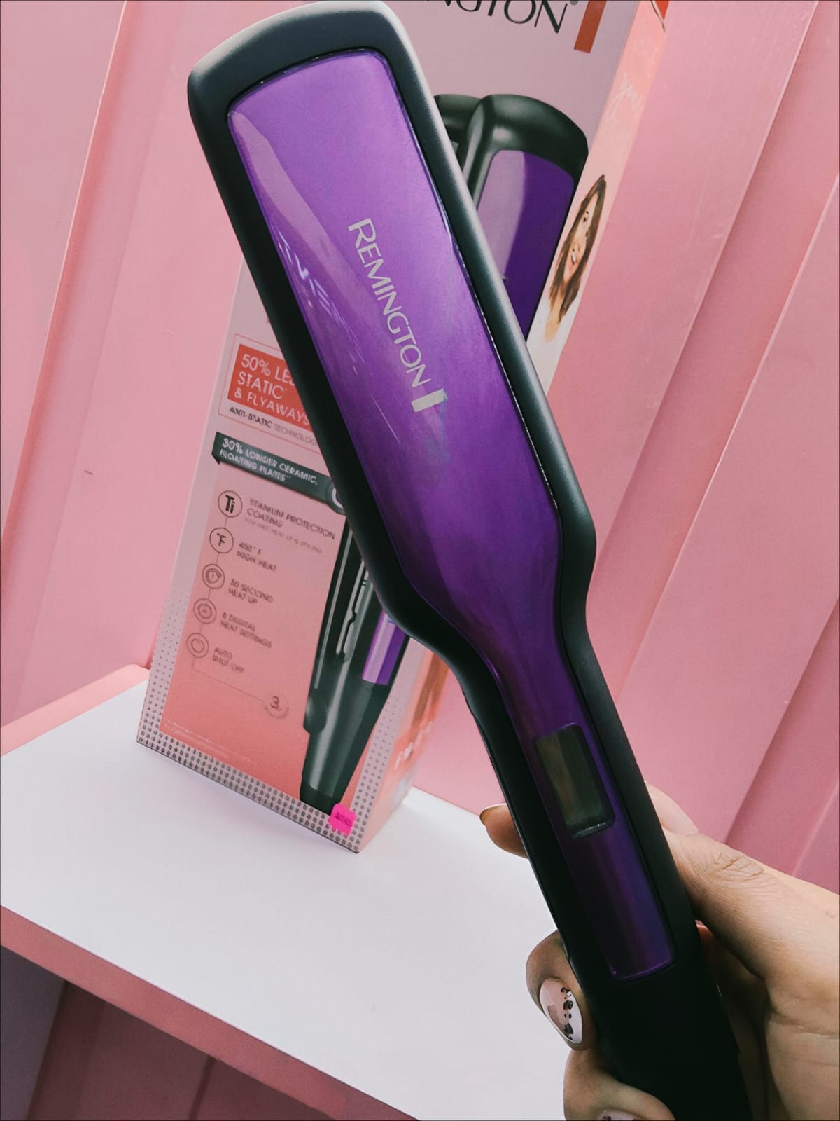 Plancha Alisadora Remington Cerámica Antiestática S5520 ORIGINAL