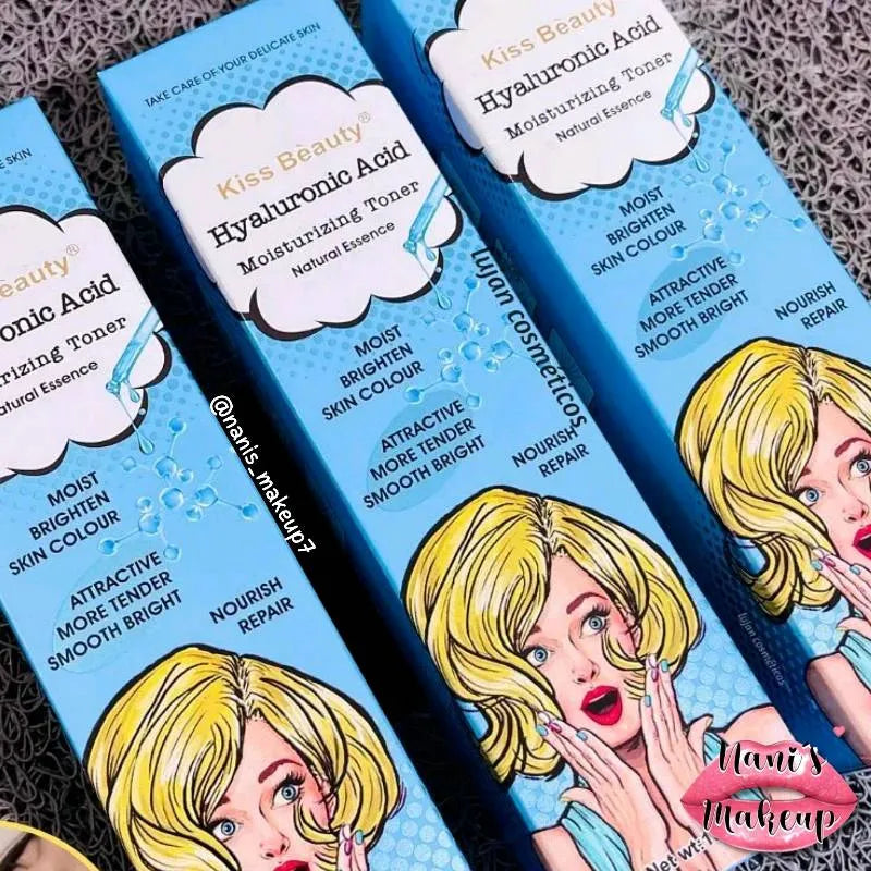 Tónico Facial con Acido Hialuronico Kiss Beauty