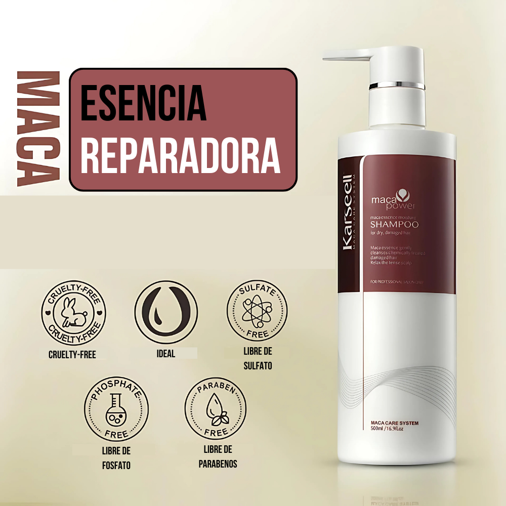 Shampoo Maca Reparador Karseell ORIGINA