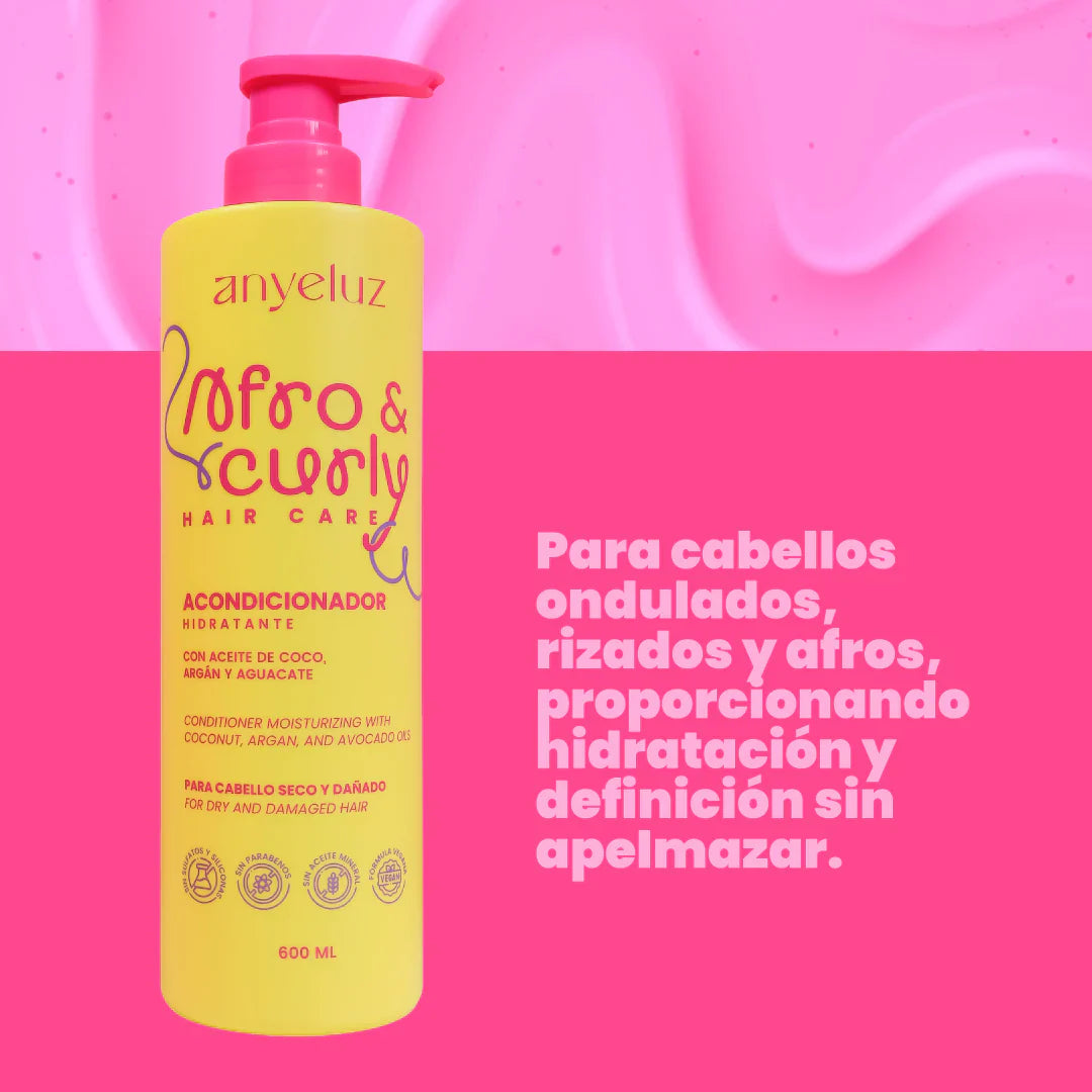Acondicionador Afro & Curly Anyeluz 600mL