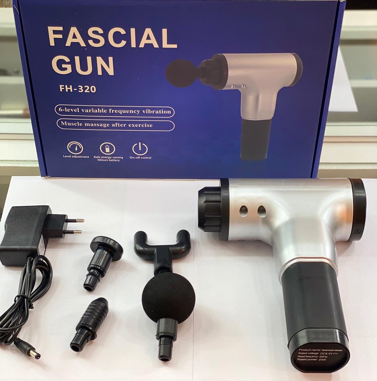 Masajeador Muscular Inalámbrico Fascial Gun