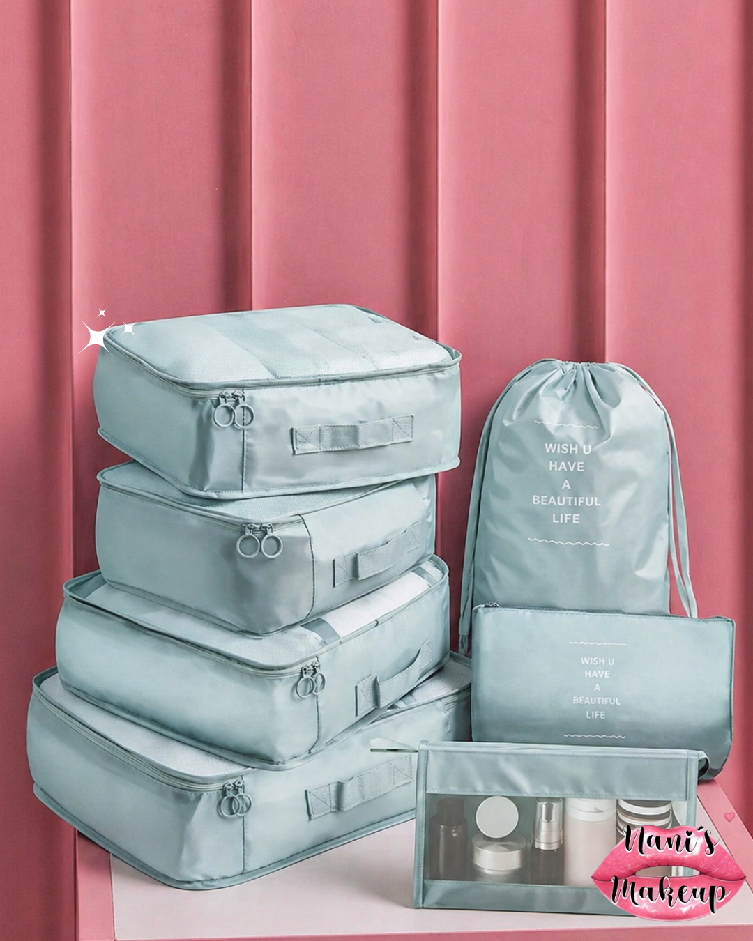 Organizador de Ropa para Maletas – Set de 7 Piezas