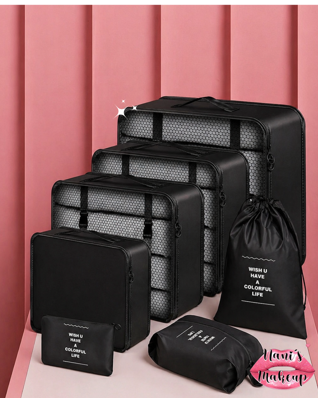Organizador de Ropa para Maletas – Set de 7 Piezas