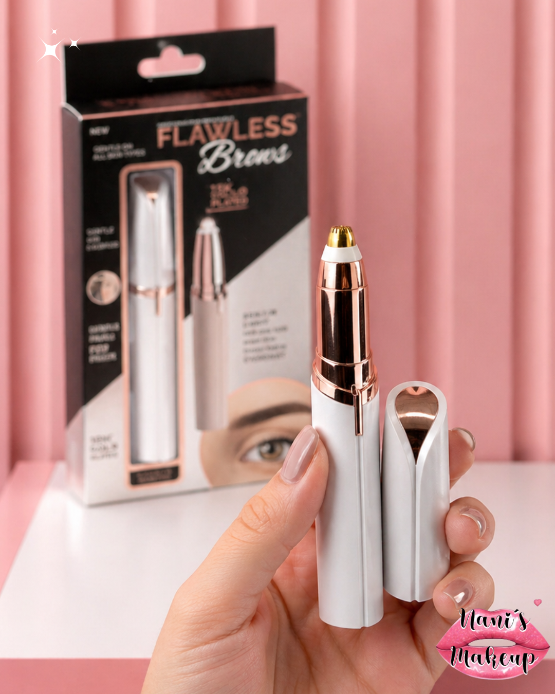 Depilador de Cejas Suave y Portátil Flawless