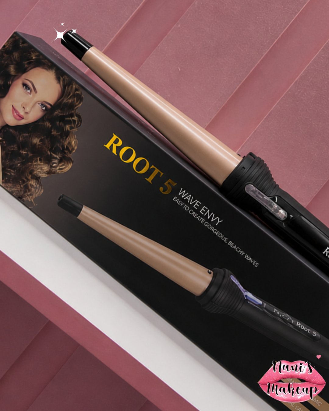 Pinza Rizadora Profesional en Cono Root 5
