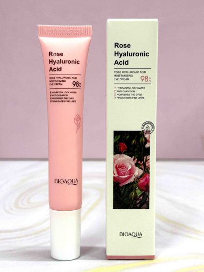 Contorno Ojos Rosas Y Acido Hialuronico Bioaqua