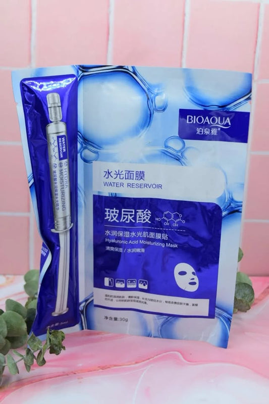 Velo Facial + Jeringa con Acido Hialuronico Bioaqua