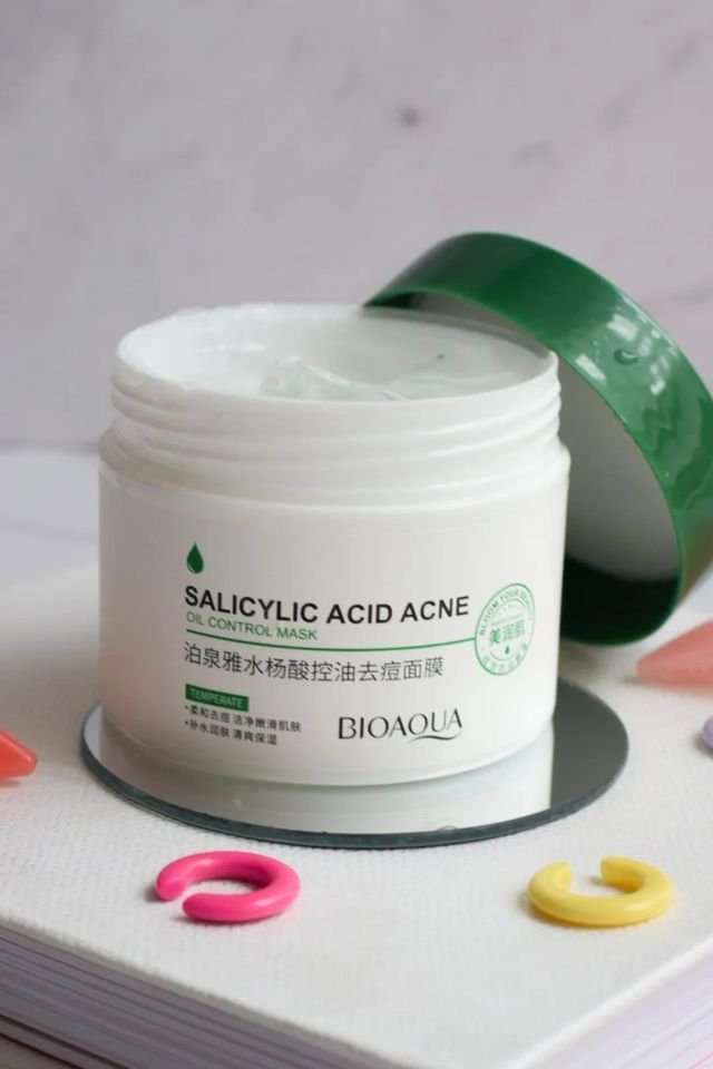 Mascarilla con Acido Salicilico Antiacne Bioaqua