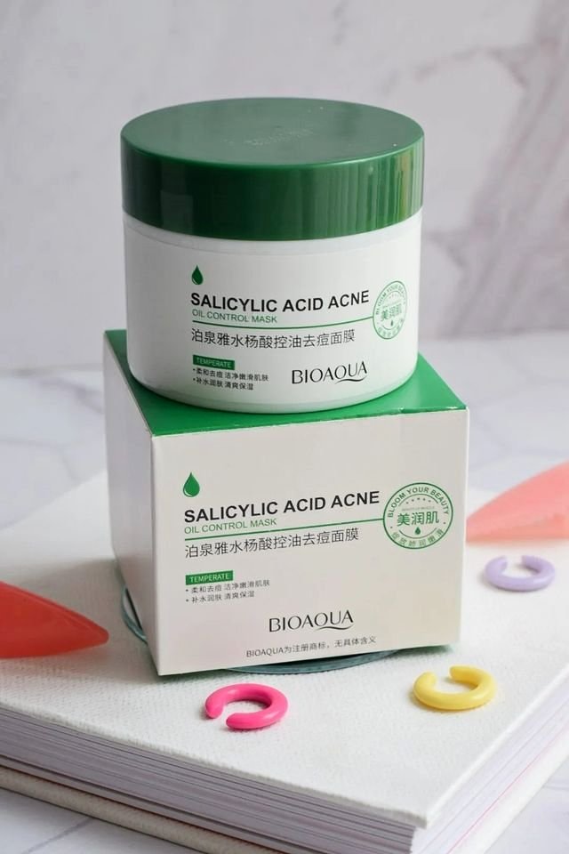 Mascarilla con Acido Salicilico Antiacne Bioaqua