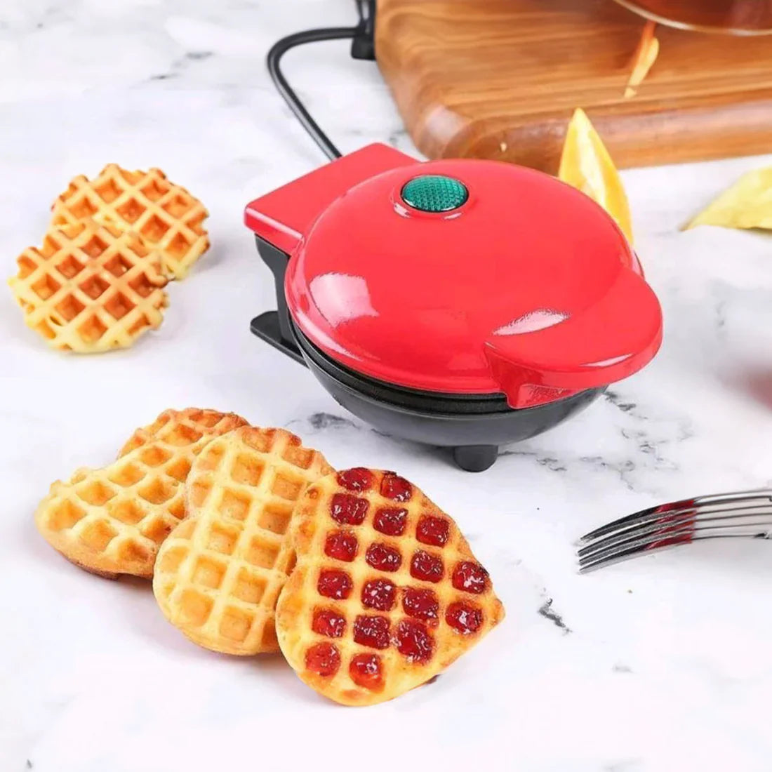 Mini waflera corazón MakerWaffle®