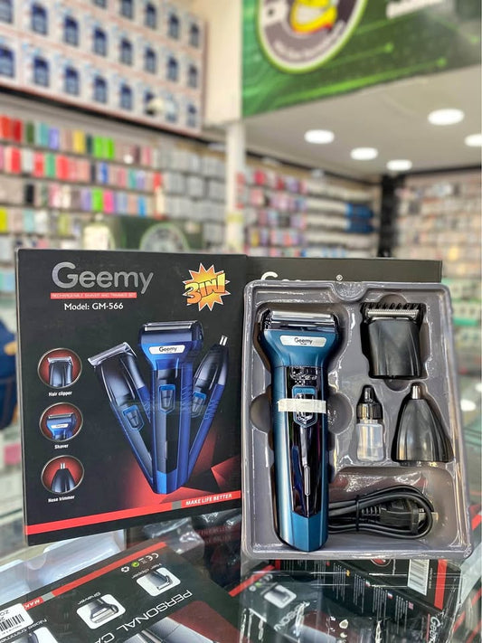 Máquina De Afeitar Geemy 3 en 1 Recargable