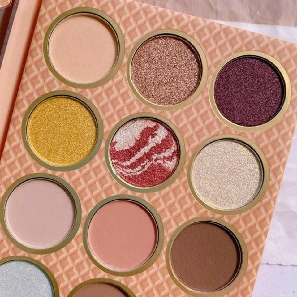Paleta De Sombras Para Ojos Colorful Rainbow 12 Tonos