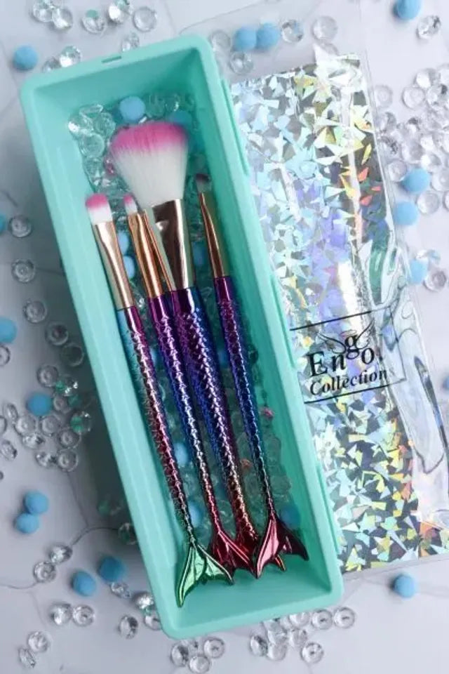 Set de brochas sirena x4 Piezas