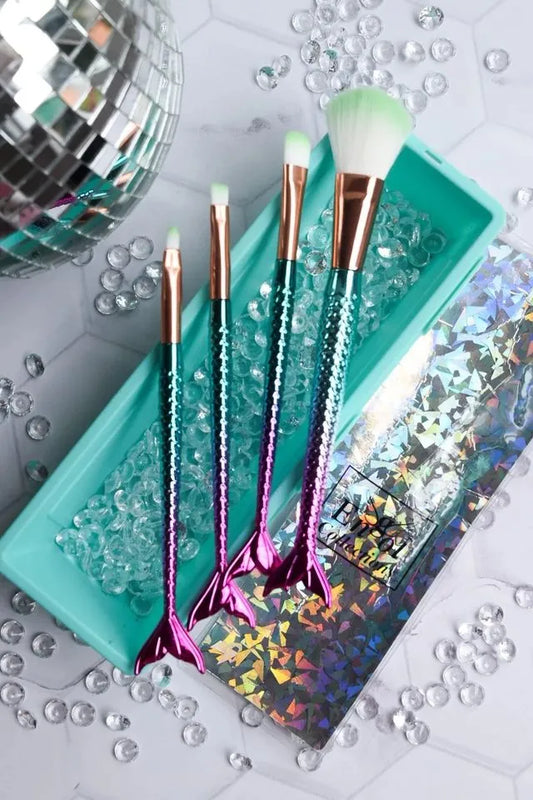 Set de brochas sirena x4 Piezas