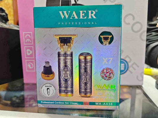 💈 Máquina de Afeitar WAER Patillera + Shaver