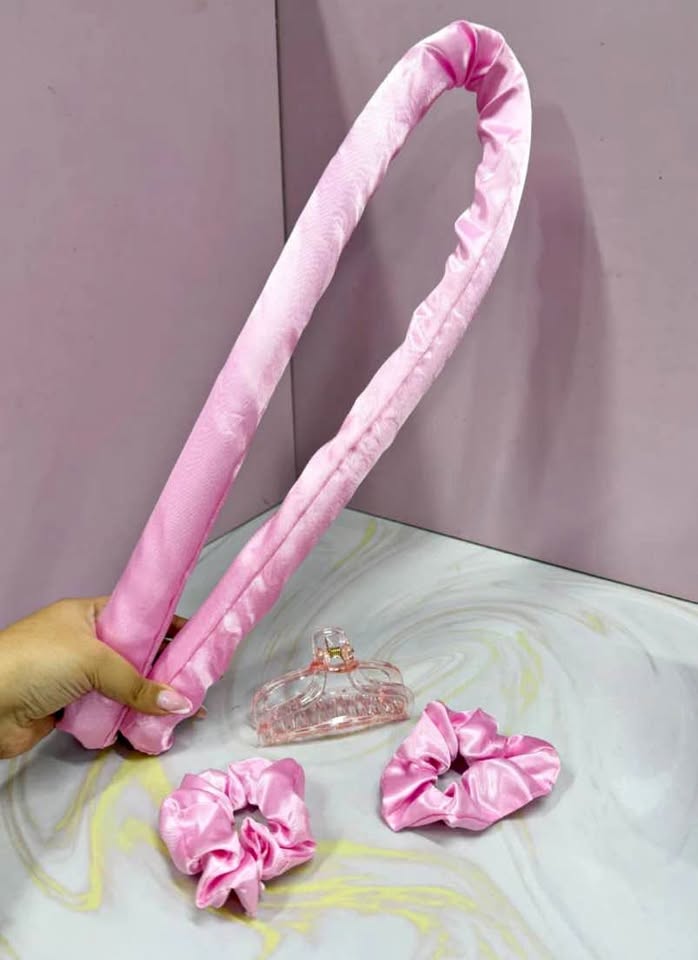 ✨ Kit Tubo de Satín para Ondas sin Calor