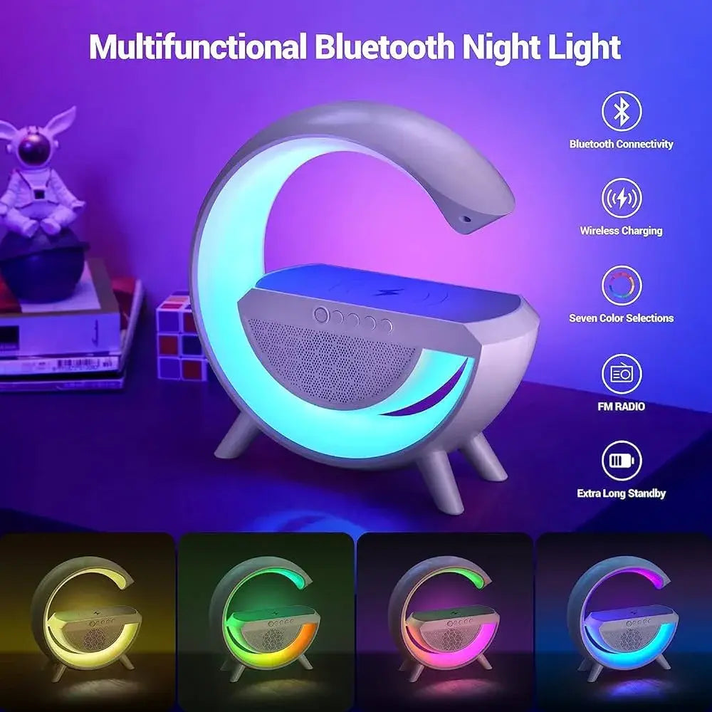 Parlante Multifuncional G Bluetooth, Reloj y Carga Inalambrica