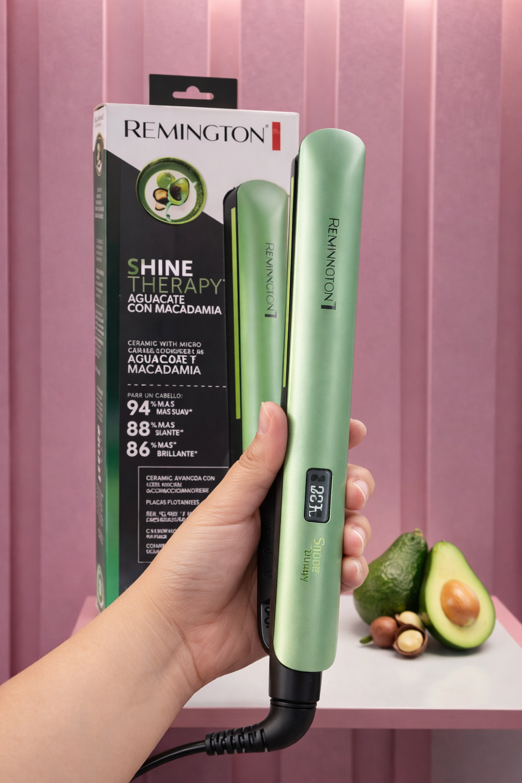 Plancha para cabello Aguacate Macadamia