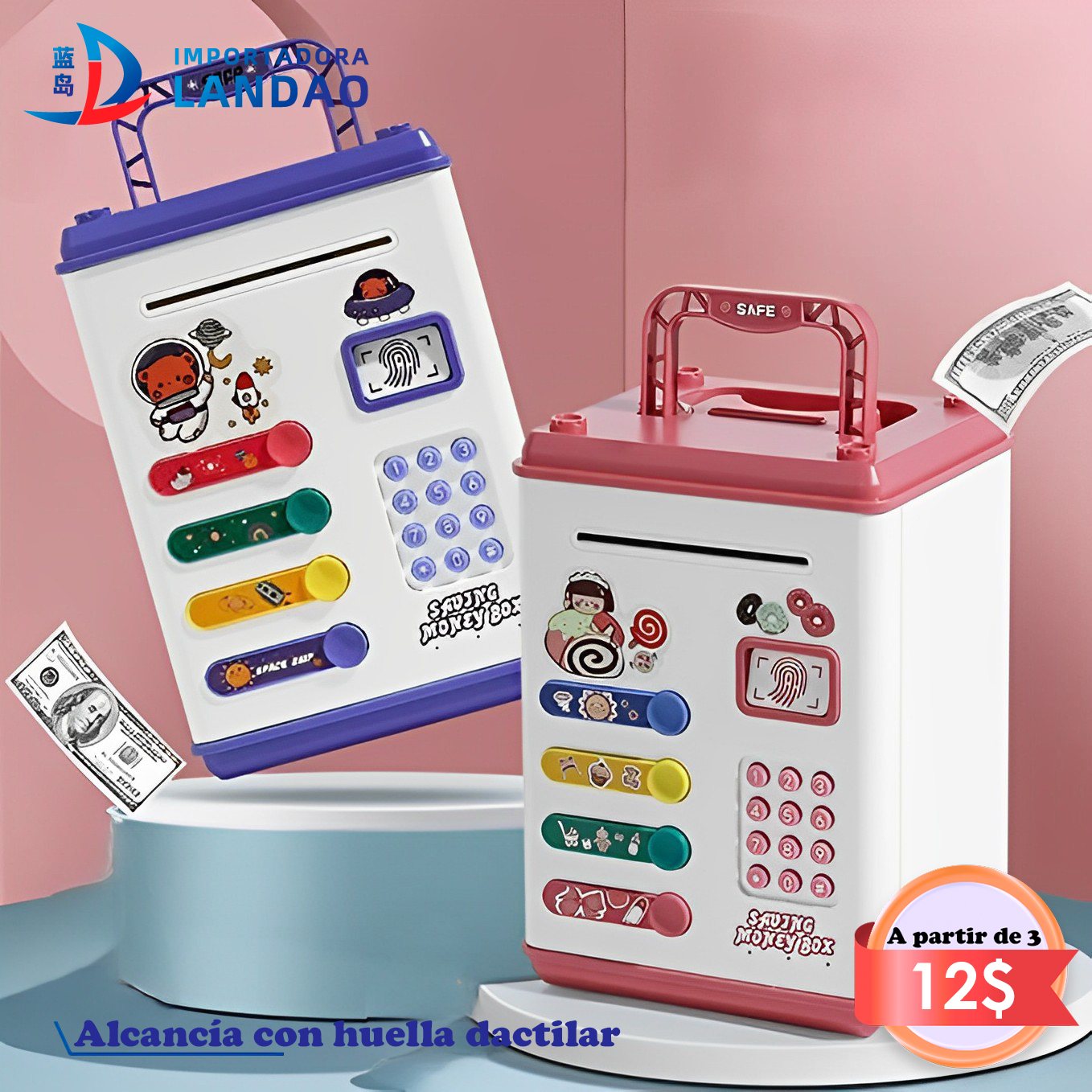 Alcancía digital con contraseña Caja Fuerte Ahorro