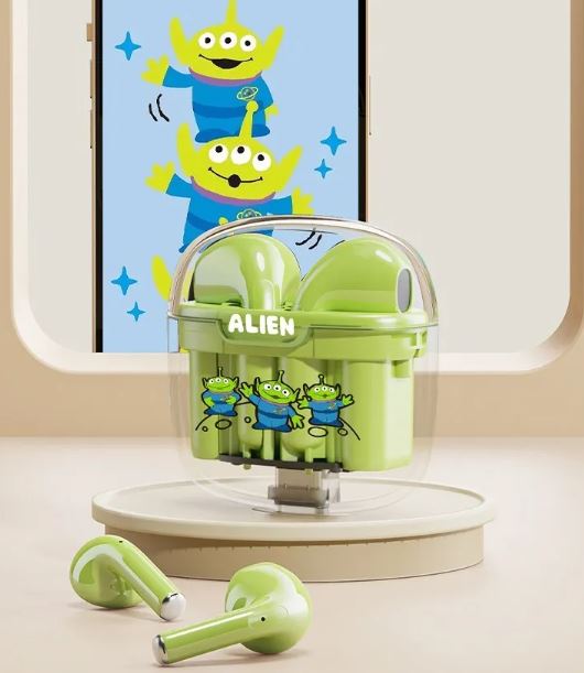 Audífonos Inalámbricos Disney Aliens – Toy Story (Color Verde)