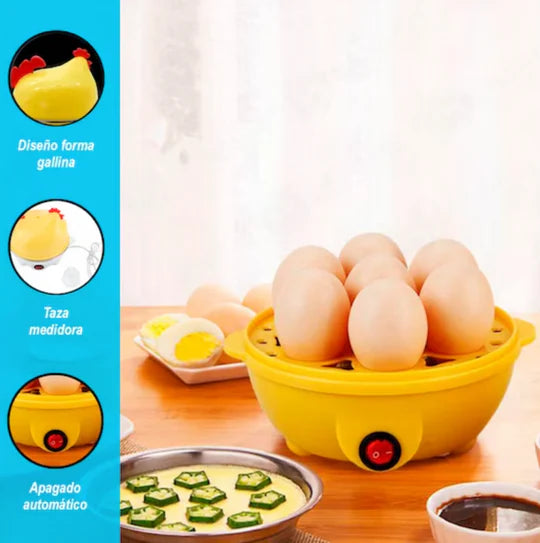 Hervidor Huevos Eléctrico Gallina Cocina Vapor 7 Huevos YS205