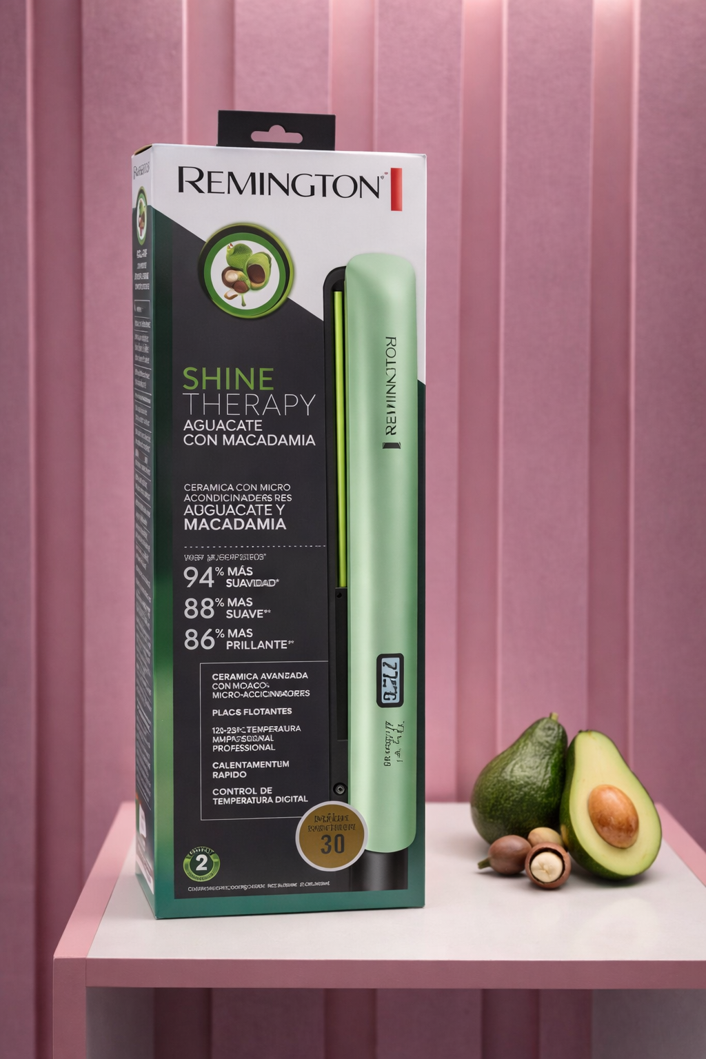 Plancha para cabello Aguacate Macadamia