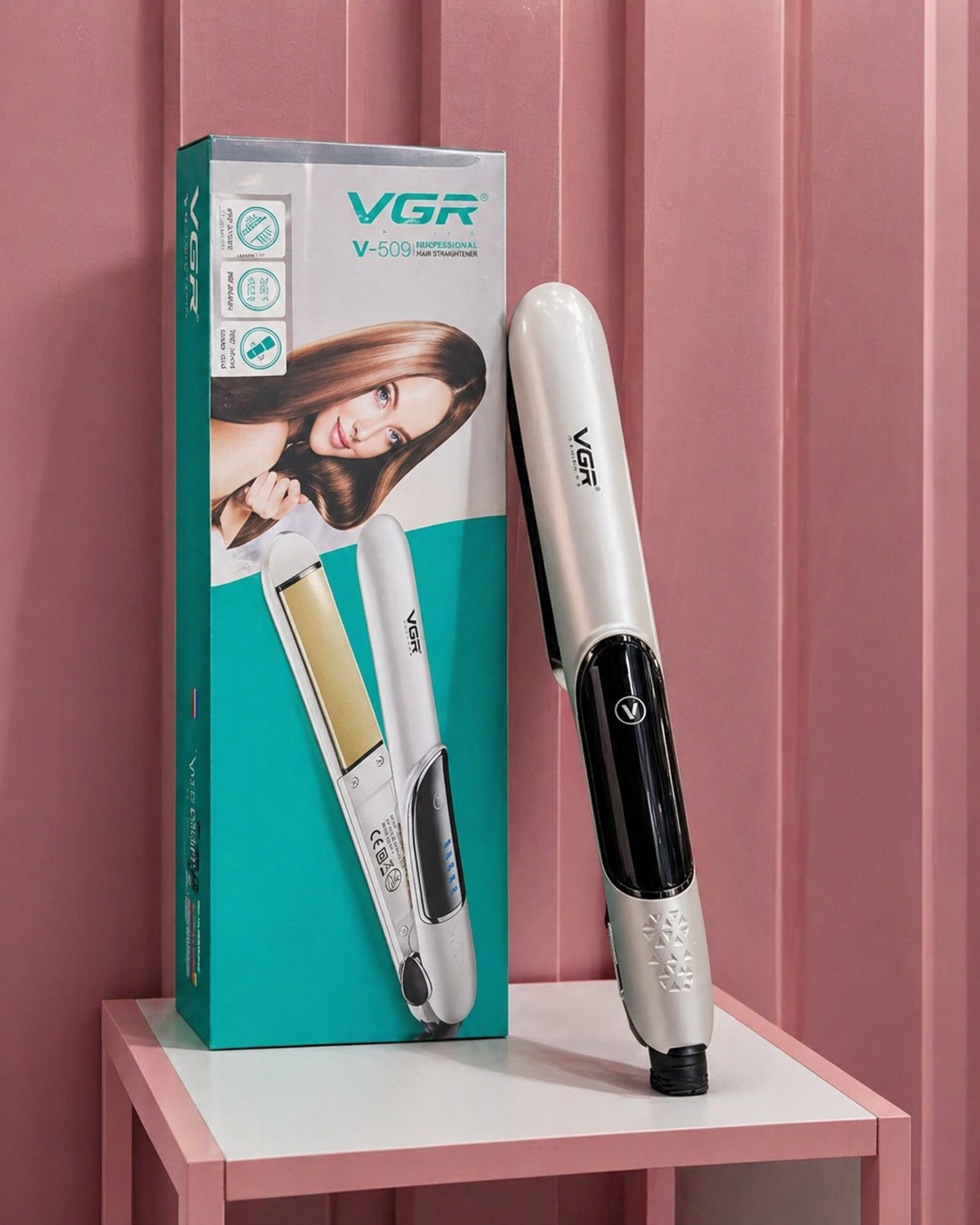 Plancha Alisadora de Cabello VGR 509 – Hasta 450°F ✨