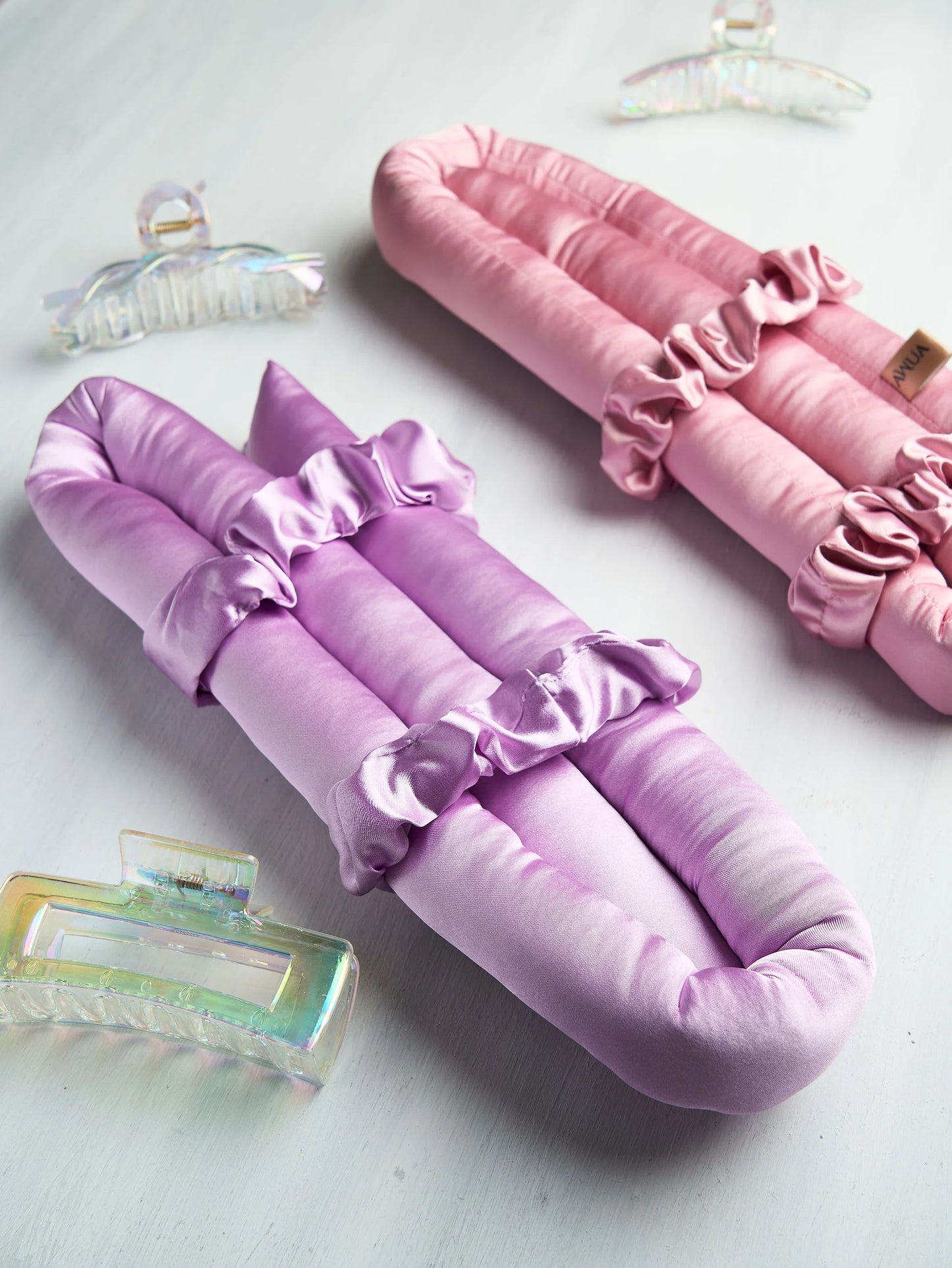 ✨ Kit Tubo de Satín para Ondas sin Calor