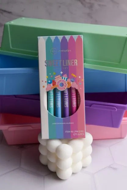 Caja Delineadores Sweet Liner x 6 Tonos Miis Cosmetics