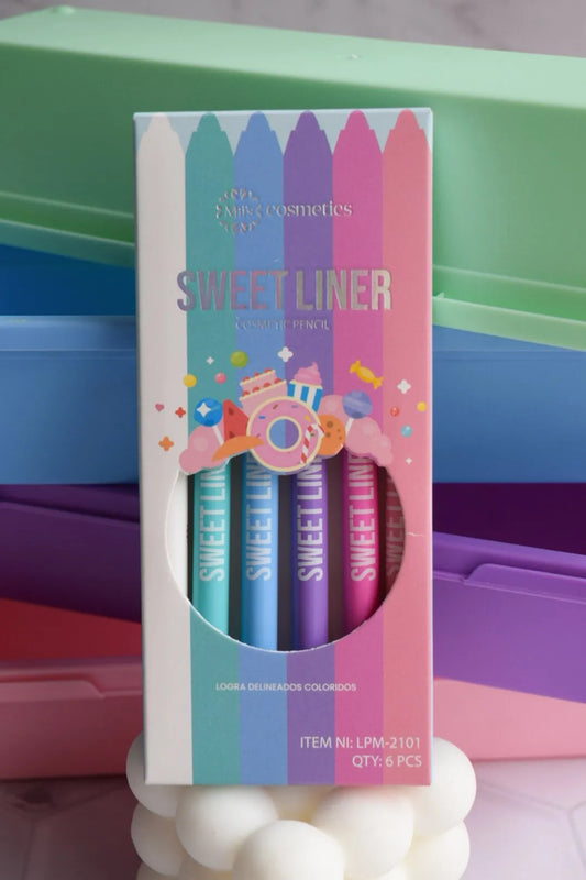 Caja Delineadores Sweet Liner x 6 Tonos Miis Cosmetics