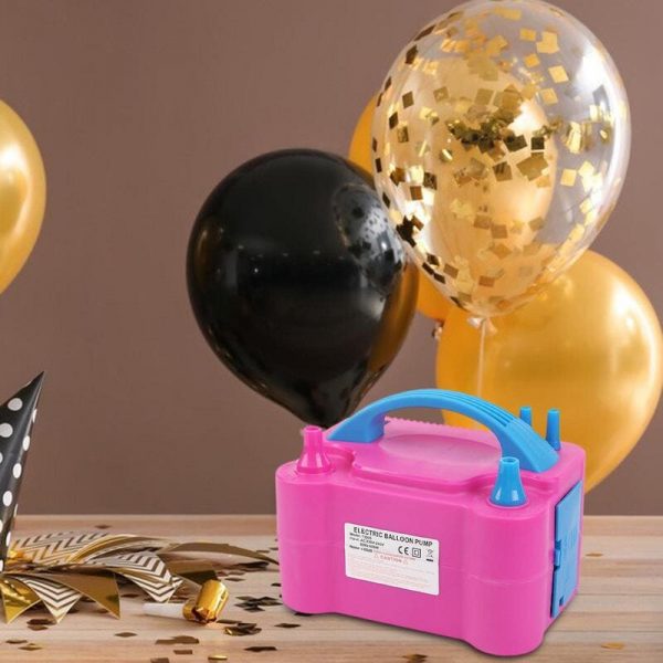 Inflador de globos eléctrico Doble Boquilla