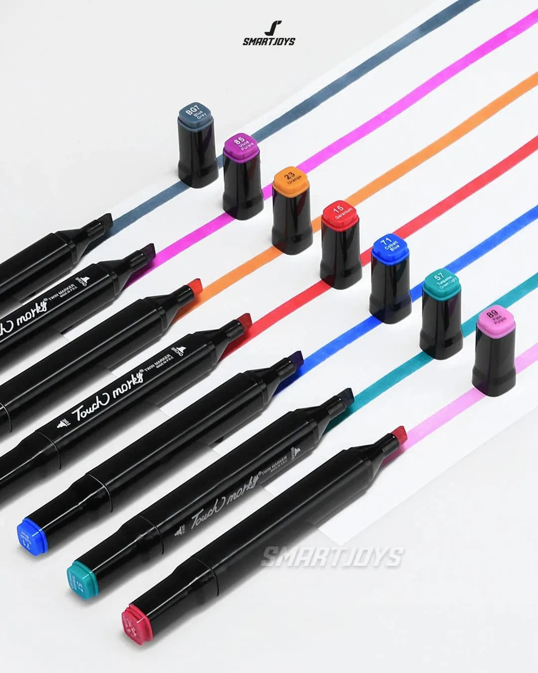 Kit de 120 Marcadores Doble Punta